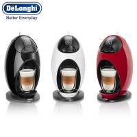 德龙(Delonghi)咖啡机欧洲进口15bar泵压意式美式胶囊Jovia小龙蛋冷热花式饮品EDG250.R 红色