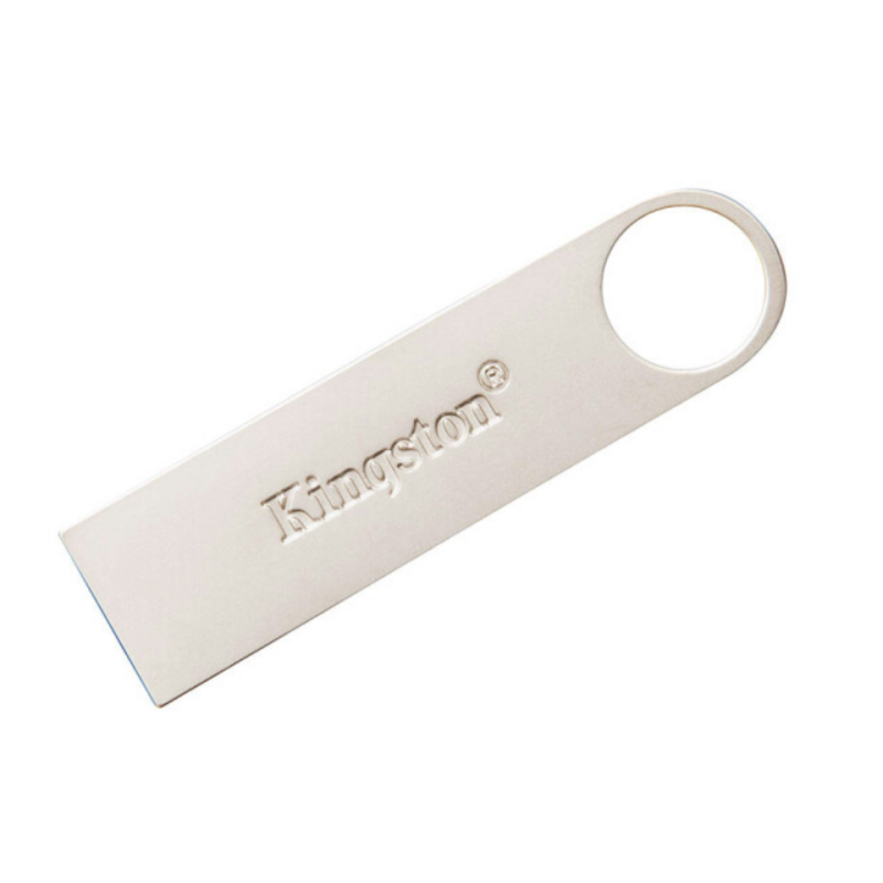 金士顿(Kingston)16GB U盘 USB3.0 DTSE9G2 金属U盘 银色亮薄 读速100MB/s