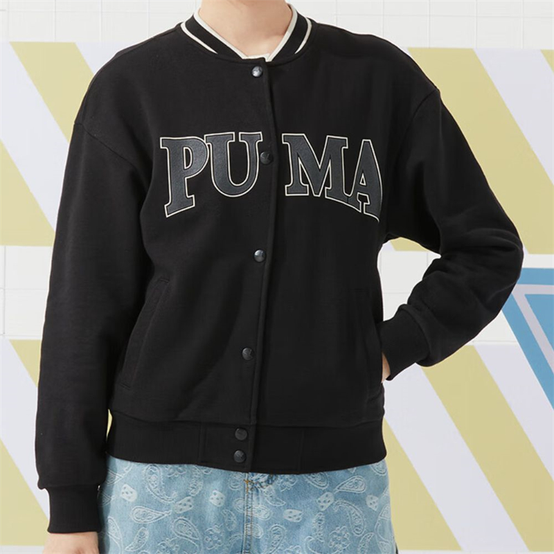 彪马（PUMA）女装新款跑步健身训练运动服户外时尚休闲舒适防风夹克外套682179-01 ZP高清大图