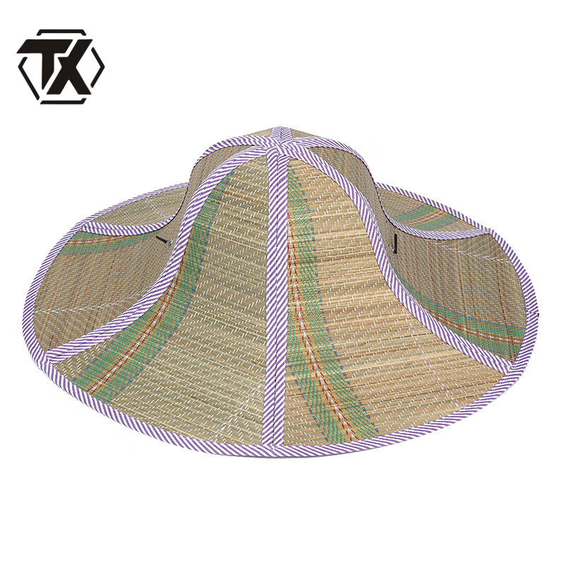 铁迅折叠草帽大沿遮阳草帽CM2 顶高清大图