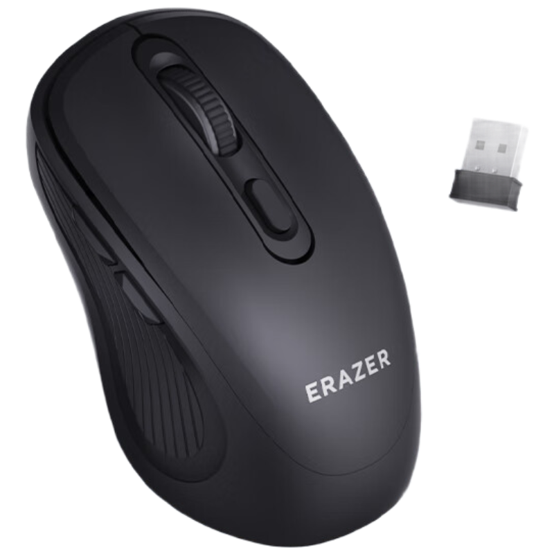 联想生态品牌异能者 无线鼠标 家用商务办公 台式机/小新/拯救者适用 USB接口即插即用 鼠标无线 黑