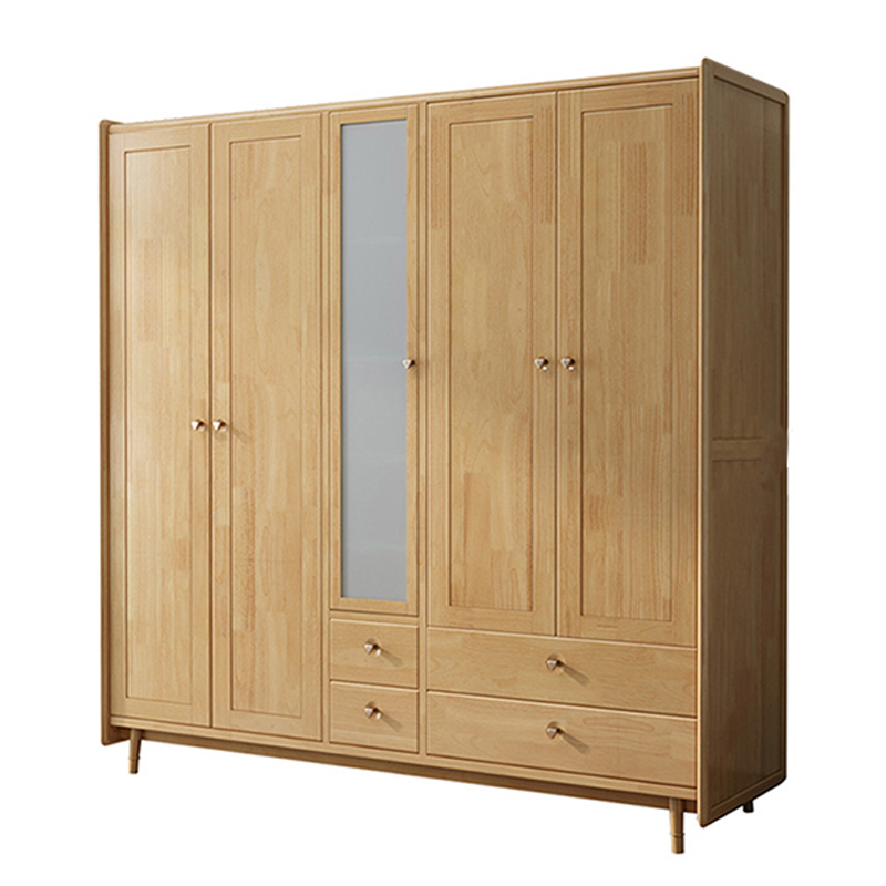 芙瑞塔 木质衣柜五门四抽 台高清大图