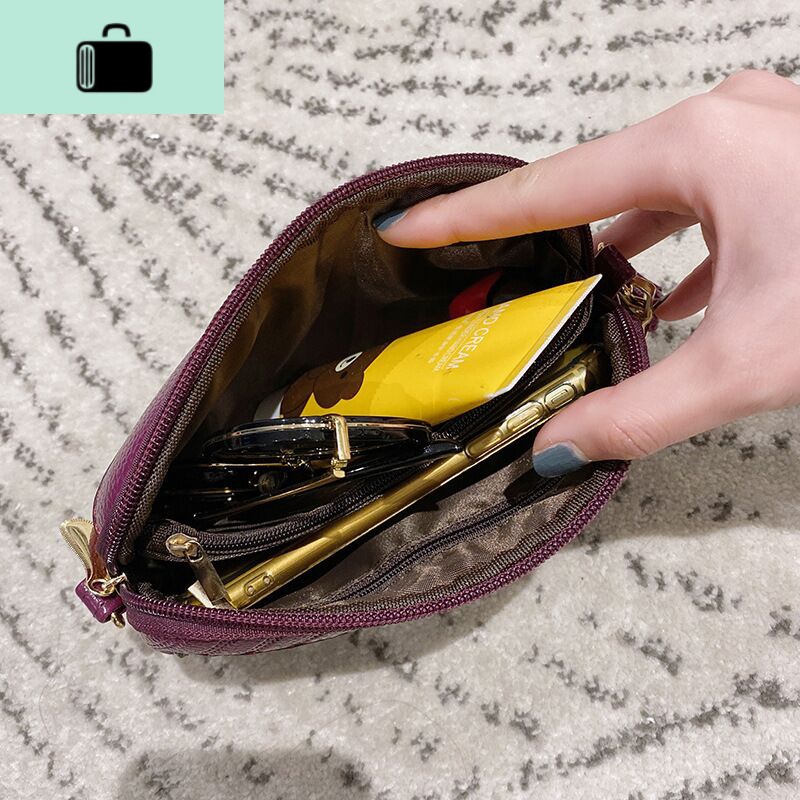 2020单肩斜挎女包休闲简约零钱手机包美女妈妈气质手抓包迷你小包NEW LAKE女士钱包/卡包高清大图