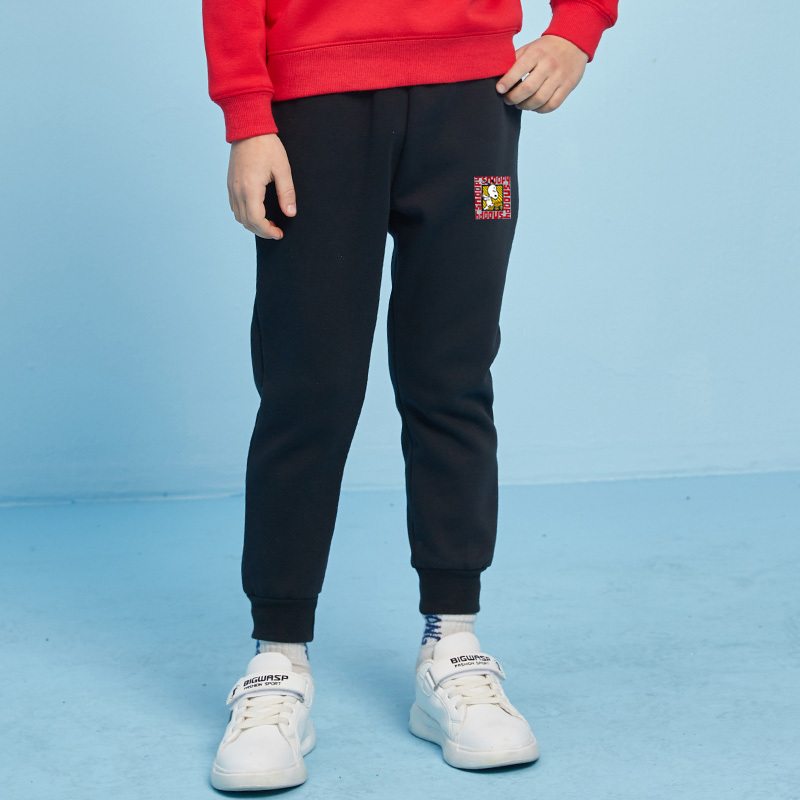 史努比(SNOOPY)儿童裤子春秋男童长裤新款棉宝宝运动裤子女童休闲裤SNK117