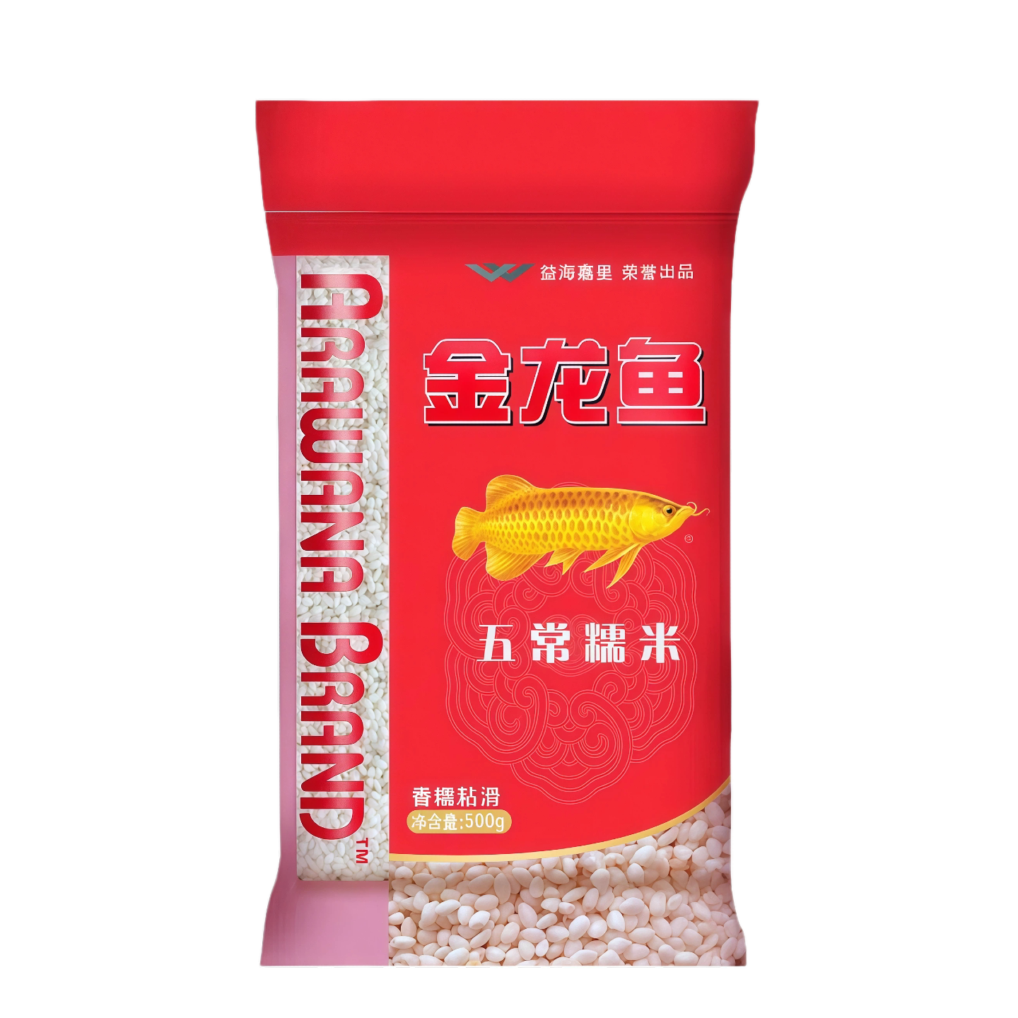 金龙鱼五常糯米500g多规格小包袋装家用端午粽子年糕米糕煮饭均可 金龙鱼五常糯米500g*2