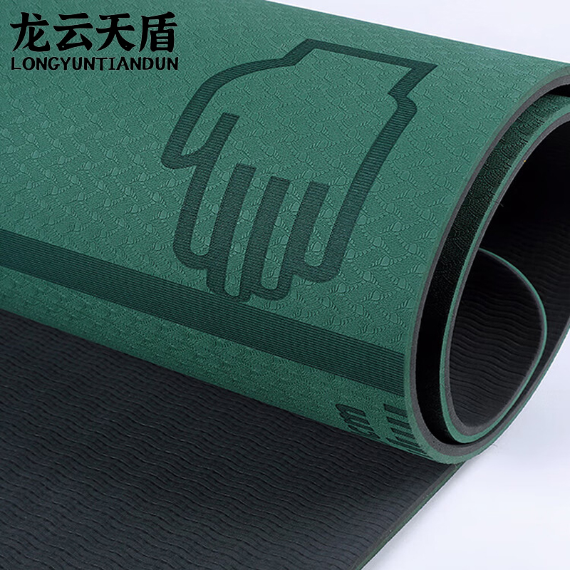 龙云天盾仰卧卷腹训练垫仰卧卷腹考核垫仰卧起坐垫带标1830*800*8mm高清大图