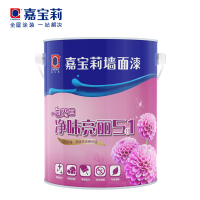 嘉宝莉乳胶漆室内涂料内墙漆白色家用自刷乳胶漆亮丽5合1墙面漆