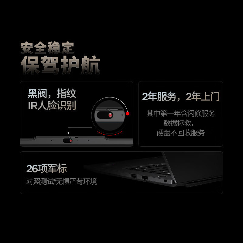 ThinkPad T14p AI PC 酷睿Ultra7 155H 14.5英寸高性能工程师本笔记本电脑 32G 1TB 3K RTX4050 商务办公本