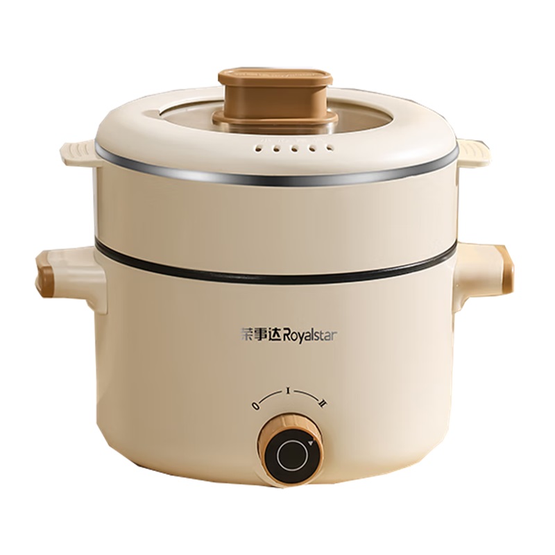 荣事达(Royalstar)DZG22A(YZ)多功能电煮锅 3L(单位:个)白色