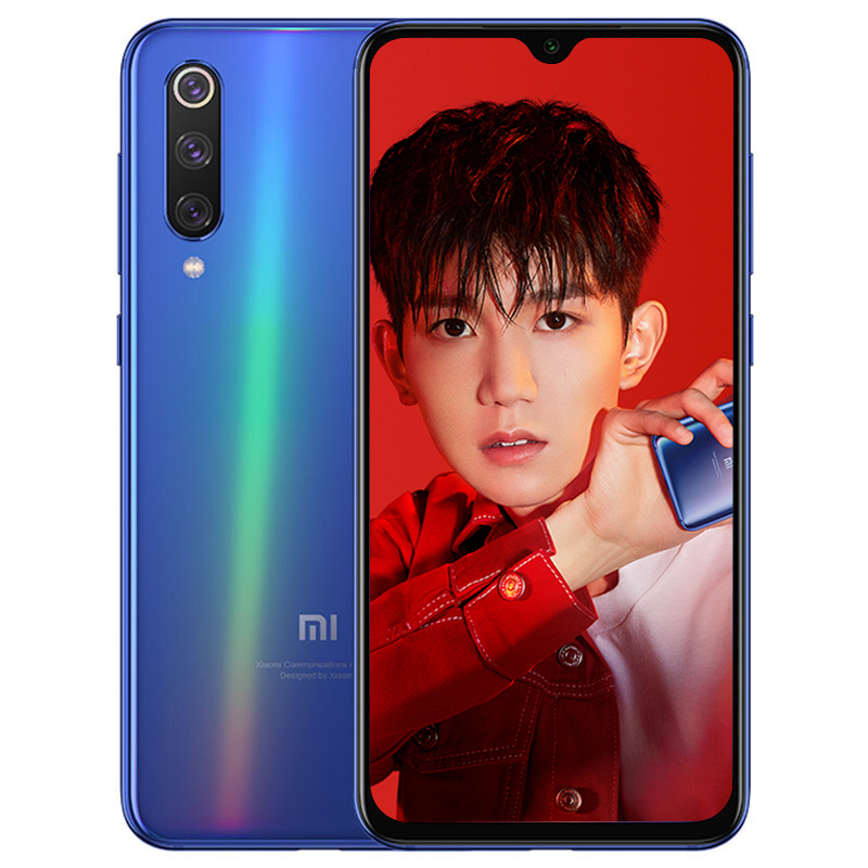 小米mi小米9全网通版8gb256gb全息幻彩蓝骁龙855双卡双待水滴全面屏