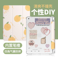 zoyu 新ipad保护套 2018新款带笔槽2017款9.7英寸a1893平板电脑三折透明硅胶ipad平板壳防摔