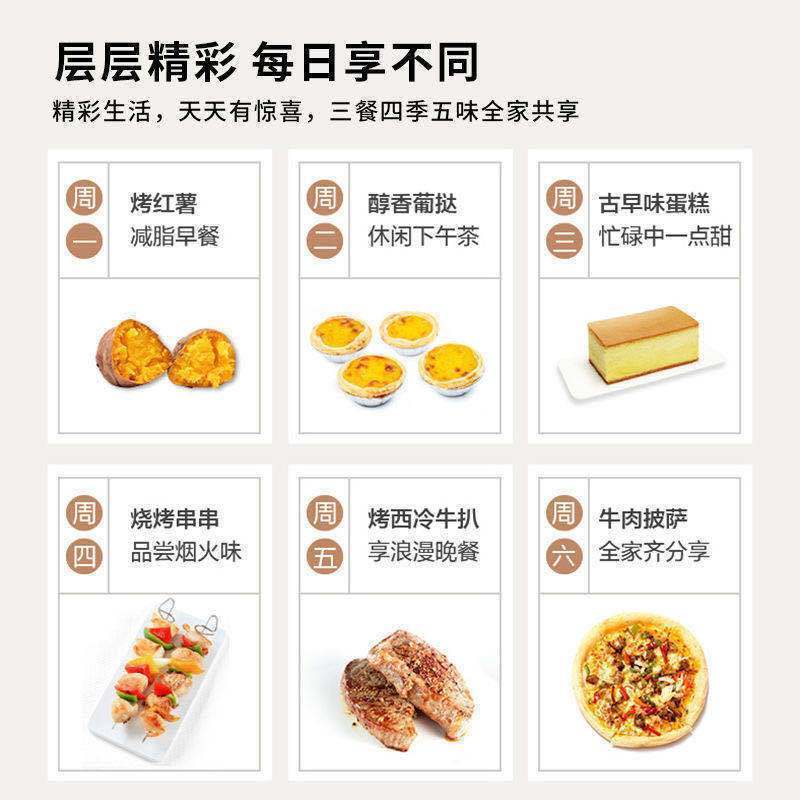 美的(Midea)PT25X1家用多功能电烤箱25升机械式操控 上下独立控温专业烘焙易操作烘焙 新人专享小烤箱 浅杏色