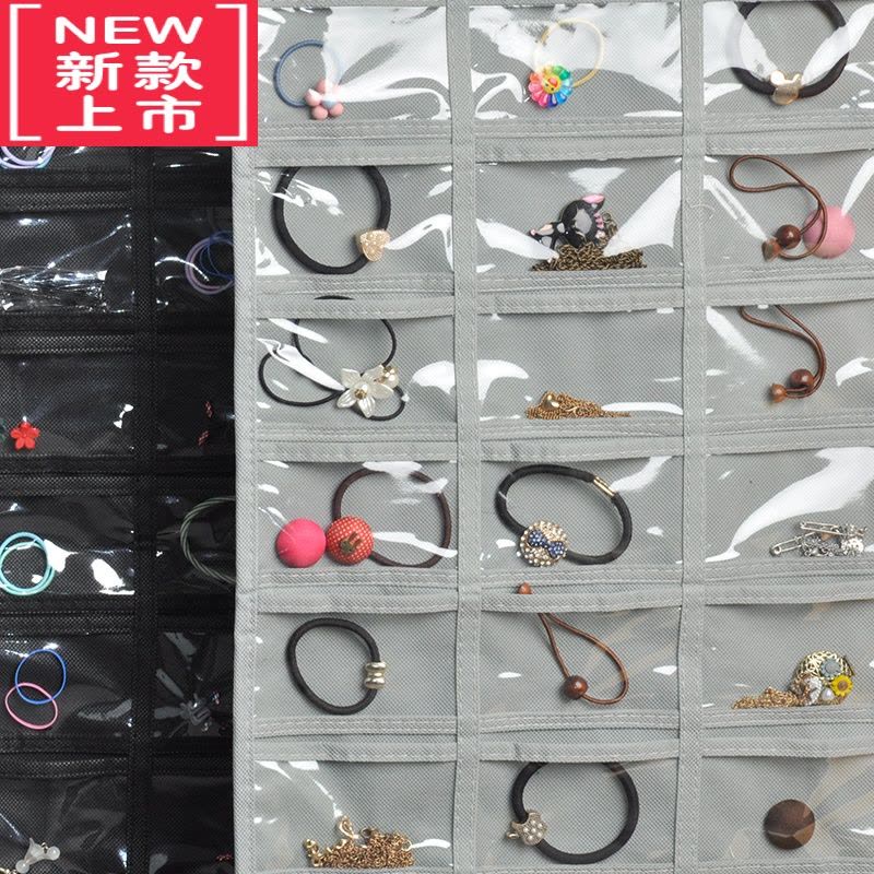 可莉允珠宝挂袋宿舍器墙挂式珠宝耳环透明项链饰品首饰小物件收纳挂袋图片