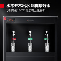 德玛仕DEMASHI直饮水机商用学校烧水机开水器SRZ-30/SRZ-3L-LG一开二温全黑