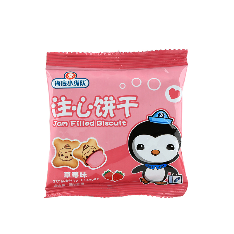 海底小纵队OCTONAUTS草莓味注心饼干120克 盒装