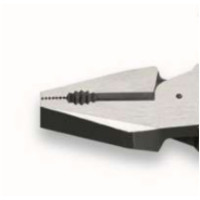 凯尼派克 KNIPEX 02 02 200200mm省力型钢丝钳(抛光头,双色双重材料手柄)
