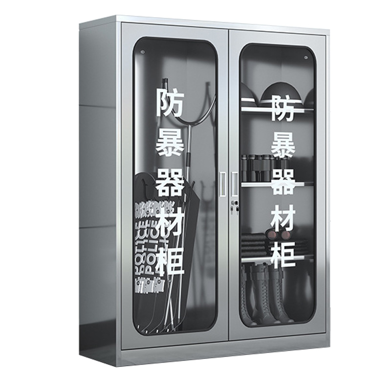景福达不锈钢防暴器材柜高清大图