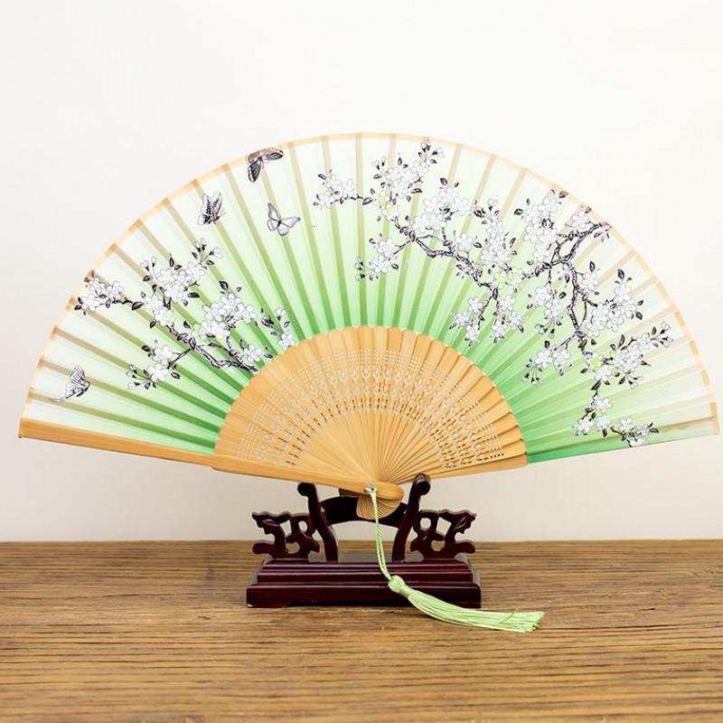 中国收缩颜色扇子小号挂饰工艺古风戏剧风折叠古装精致礼品便携