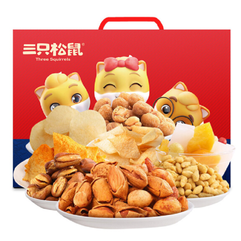 三只松鼠(threesquirrels) 坚果礼盒装吉祥礼