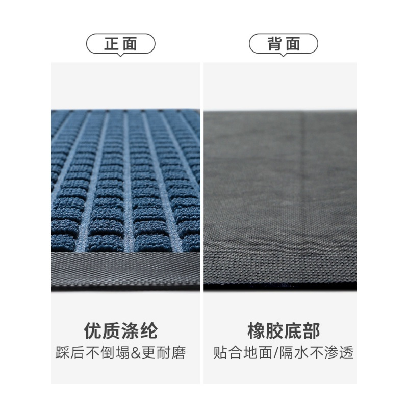 美帮汇别墅入户橡胶地垫刮沙除尘地毯家用口垫进户厅耐磨脚垫