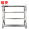 筑亮 不锈钢货架 120*40*200cm承重200kg 组