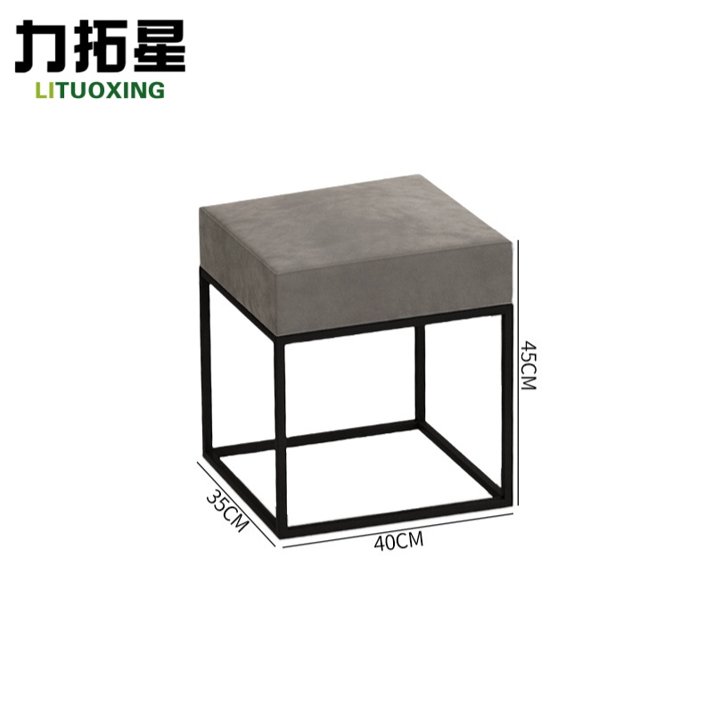 力拓星 换鞋凳 方凳 40cm 个高清大图