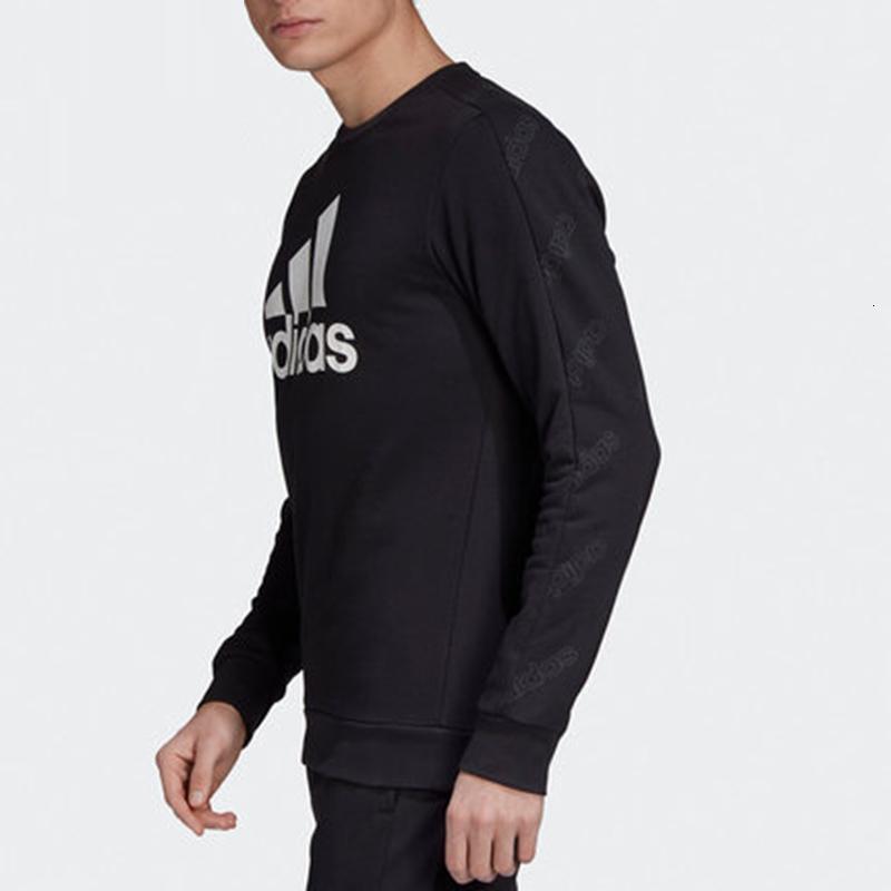 Adidas Men's Favorites Graphic Sweatshirt Black GJ6590