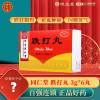 同仁堂跌打丸3g*6丸/盒用于跌打损伤瘀血肿痛闪腰岔气