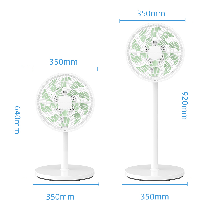 美菱电风扇家用卧室宿舍立式摇头强力大风力平面扇落地扇[遥控款]高清大图