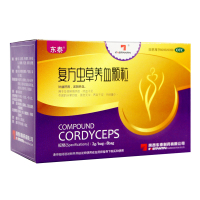 东泰 复方虫草养血颗粒24袋 滋阴养血月经量少 口服补气补血颗粒剂复方制剂 正品保障药房直发