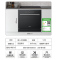 海尔(Haier)家用12套嵌入式全自动洗碗机 智能开门速干 80℃创新双微蒸汽洗APP智控