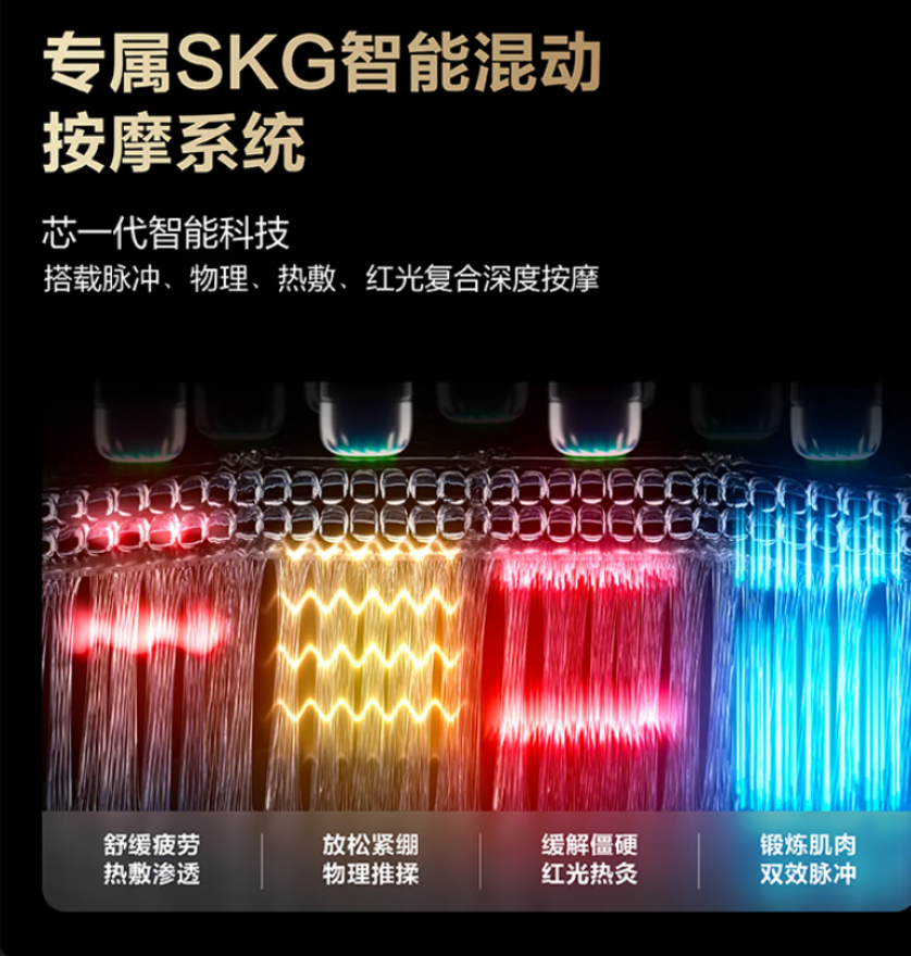 SKG 颈椎按摩器 仿人手揉按]G7二代豪华米金高清大图