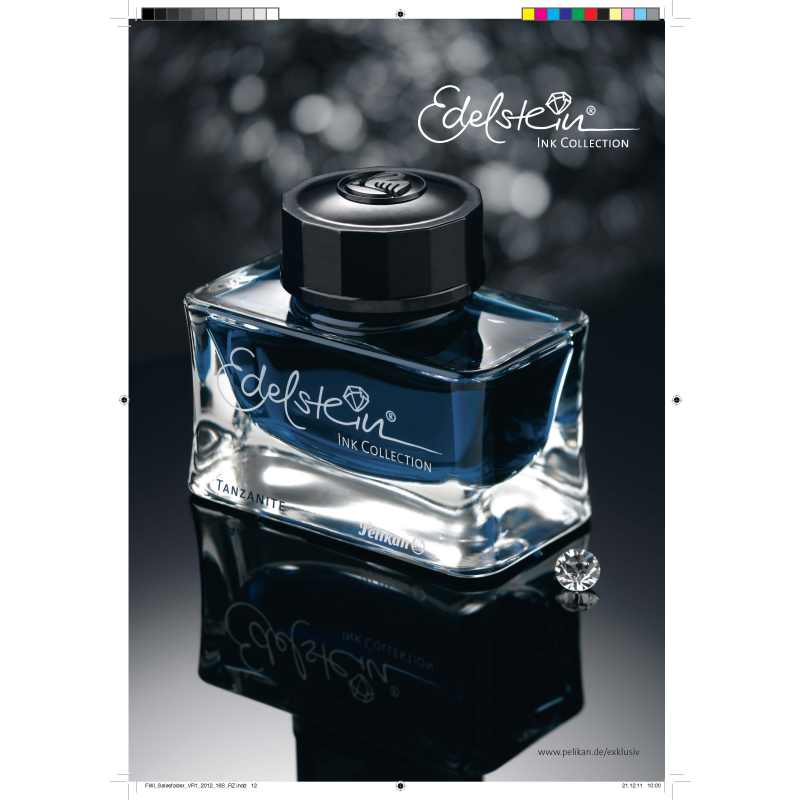 百利金(Pelikan )笔用墨水逸彩钢笔补充液 非碳素墨水
