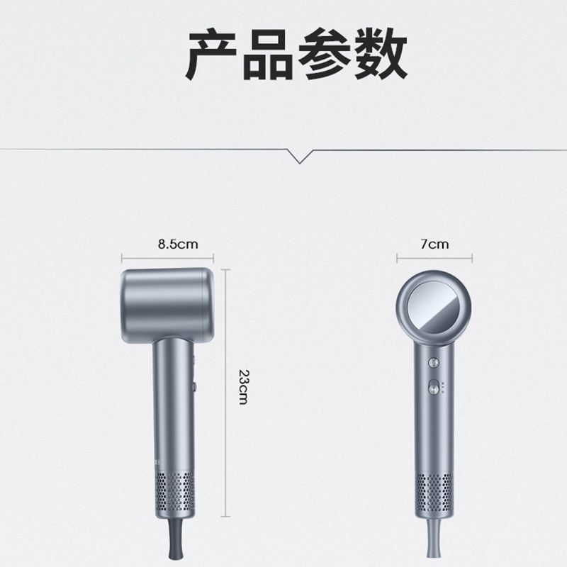 康夫(CONFU) 用大风力负离子护发电吹风机 F8 1500w 灰色高清大图