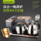 新功(SEKO)电热烧水壶F13/A505 不锈钢茶具 热水壶带水箱 自动上水自动断电 电热双炉带水箱(黑色)