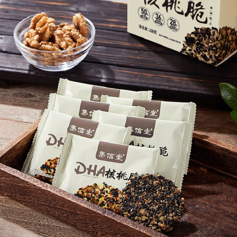集信堂 DHA核桃脆108g*6盒高清大图