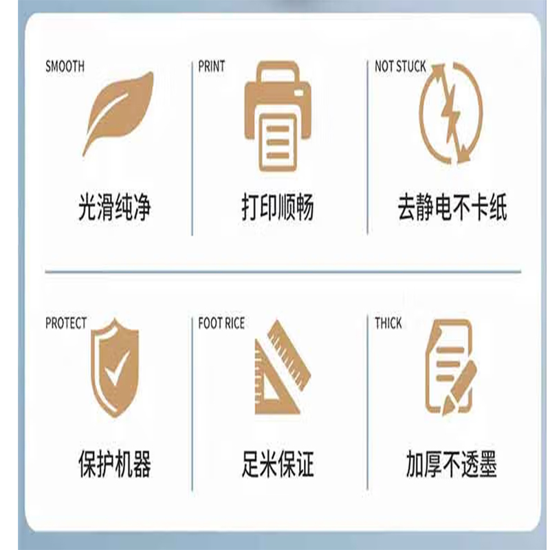 澳维单面蓝图纸(优等)A4 80g 8包/箱高清大图