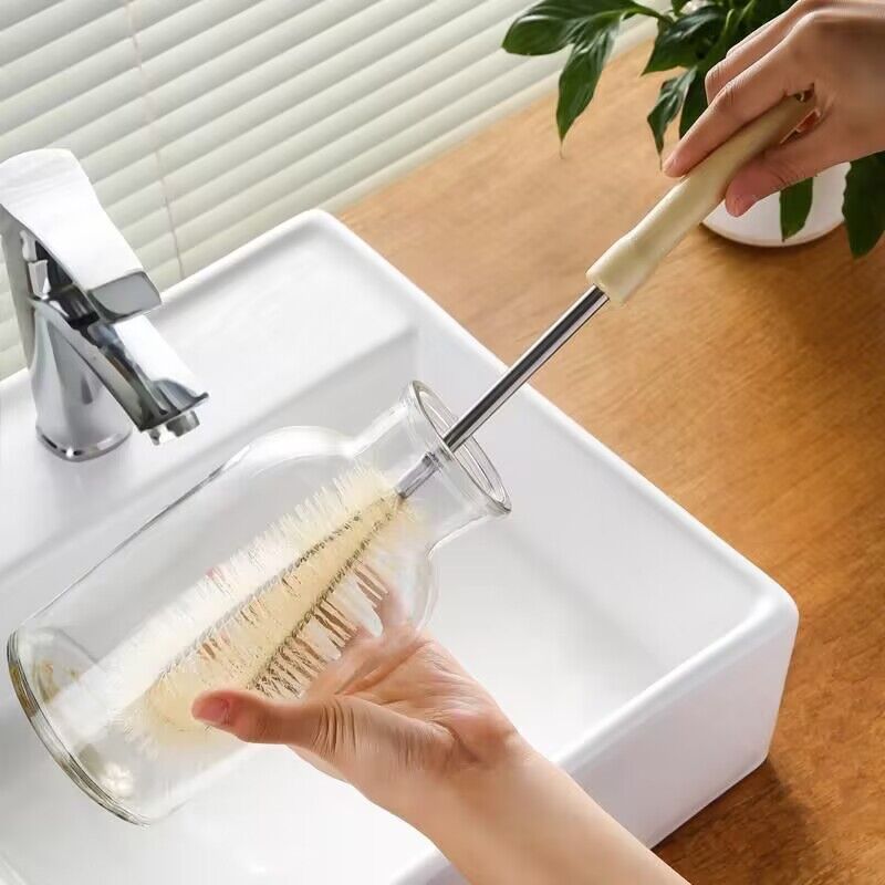 三维工匠长杆茶杯水杯刷保温杯玻璃杯刷清洁奶瓶花瓶刷刷子大全各种各样