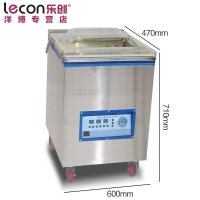 lecon/乐创洋博 DZ-400C 三泵 商用食品真空包装机干湿两用冷面大米砖打包装袋抽真空封口机