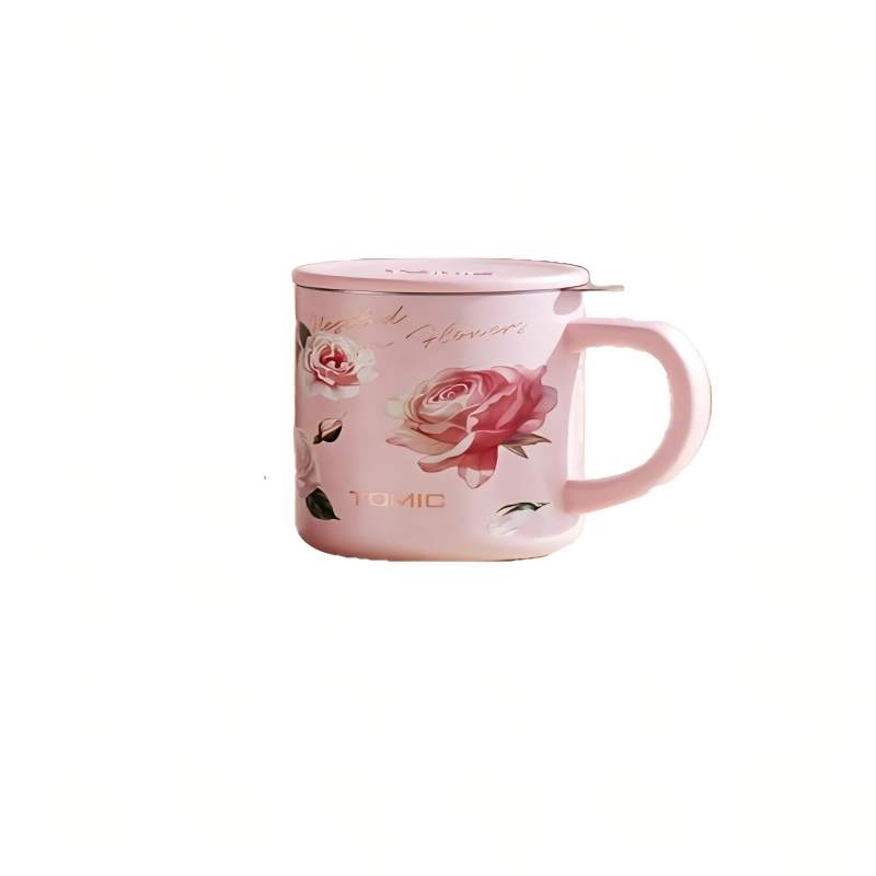 特美刻(TOMIC)TW60236Ti05 纯钛咖啡杯桌面高颜值钛杯女生闺蜜生日礼物泡茶水杯子七夕礼物 400ml