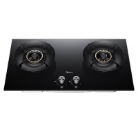 美的(Midea) JZT-Q83 嵌入式燃气灶双头天然气台嵌两用5.2kw旋风猛火 天然气款