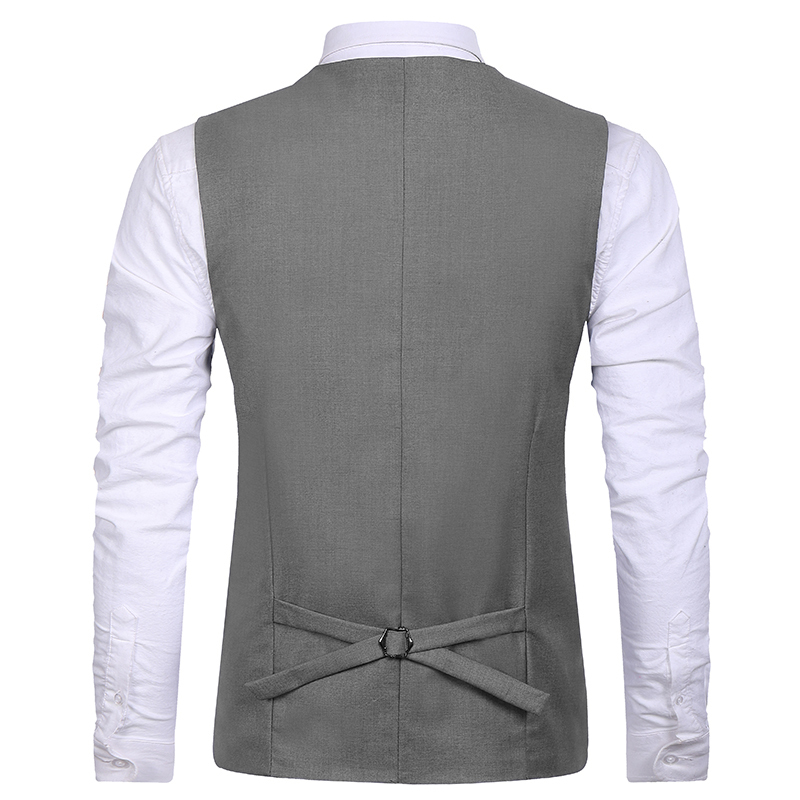 suntek男式西装马甲韩版背心伴郎男装礼服休闲商务职业装正装西装马甲