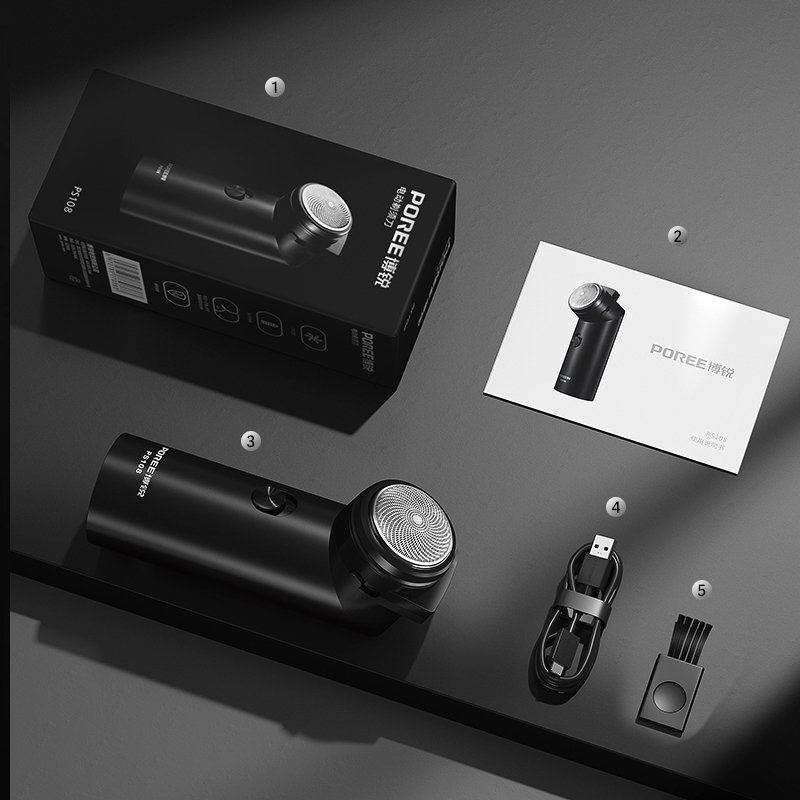 博锐poree电动剃须刀