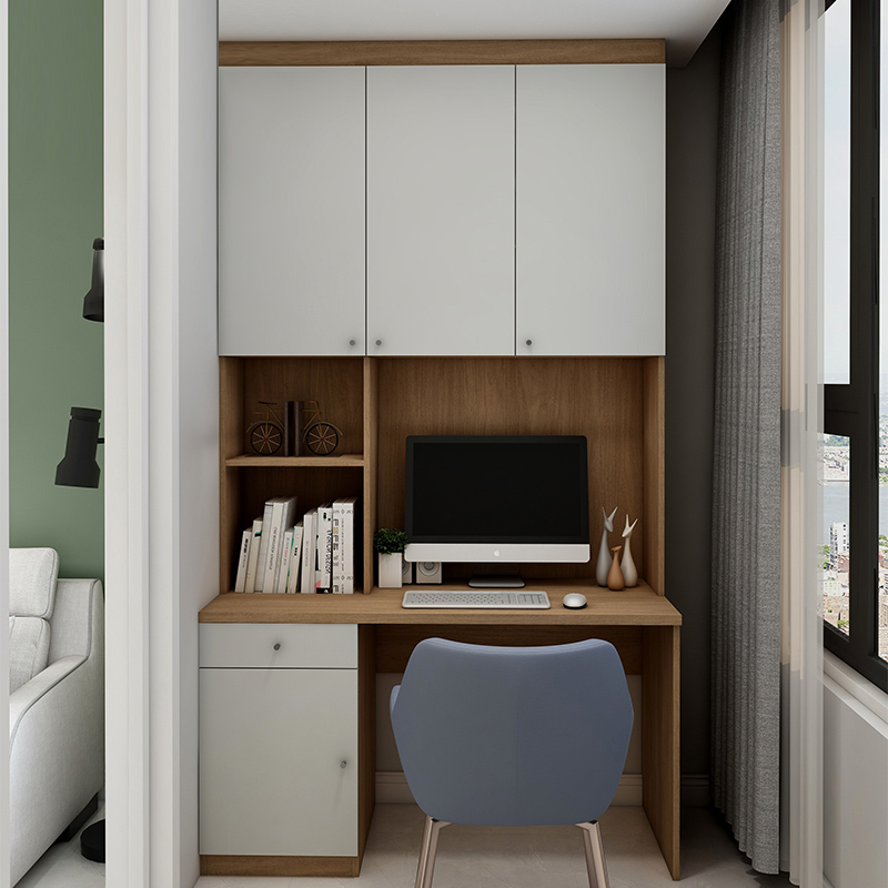 香雅庭家居现代简约卧室书桌柜定制阳台书柜储物柜组合柜定制