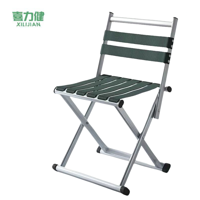 喜力健 折叠凳 加厚大号款-银绿色 个高清大图