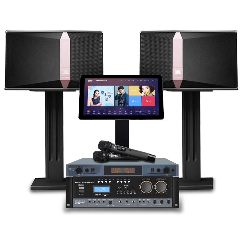 JBL KI510 家庭ktv音响套装 卡啦ok音箱酒吧舞厅卡包12寸卡包 经典升级版