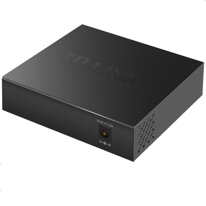 TP-LINK 5口千兆PoE交换机 4口PoE非网管交换机TL-SG1005P