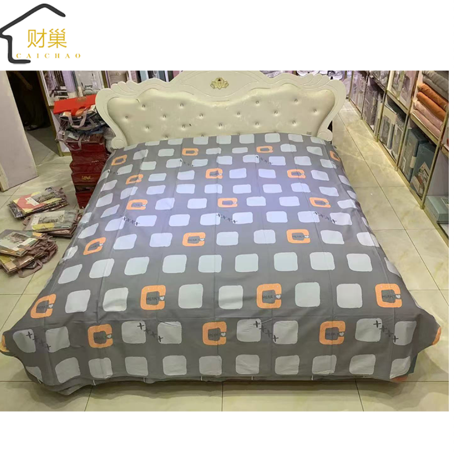 财巢 棉小竹床单 200*230cm /条高清大图
