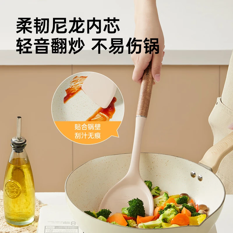 炊大皇喵喵抗菌硅胶锅铲 MM01GC高清大图