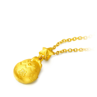 周大福黄金吊坠生肖鸡吉星高照足金黄金吊坠计价(工费:48)F200643